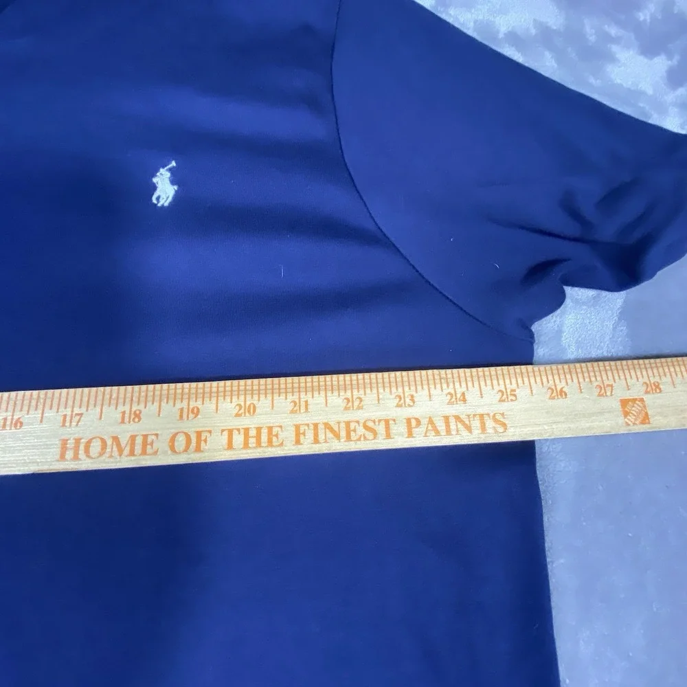 Polo Ralph‎ Lauren Polo Shirt Mens 2XB Big Navy Blue Golf Stretch Preppy Classic